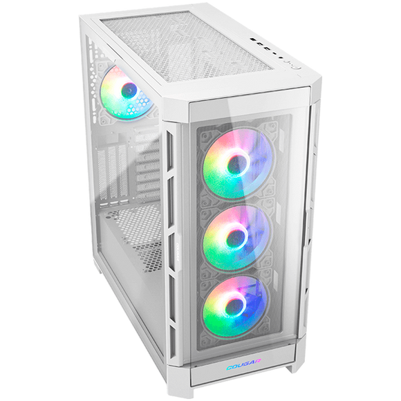 COUGAR Midi Tower Case Duoface Pro ARGB, White