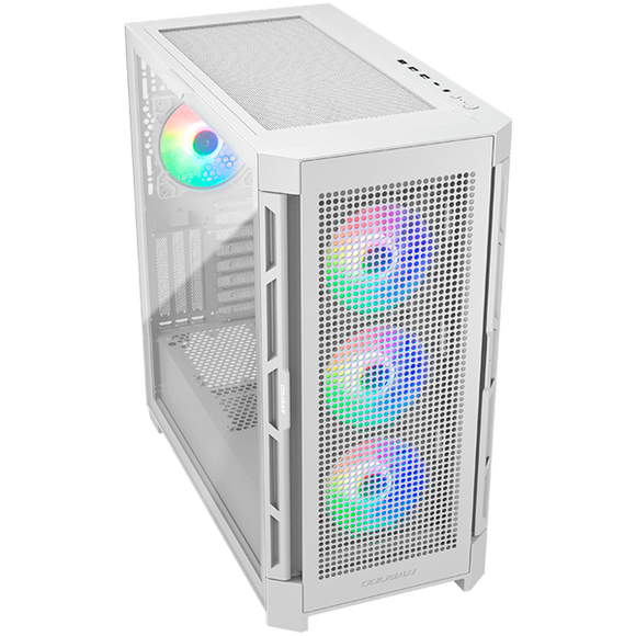 COUGAR Midi Tower Case Duoface Pro ARGB, White