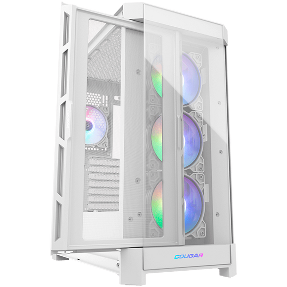COUGAR Midi Tower Case Duoface Pro ARGB, White