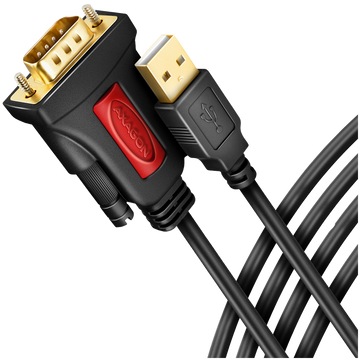 Axagon Active USB-A converter for connecting serial devices. Prolific chip.
