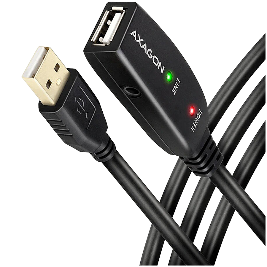 Câble répéteur usb axagon  adr-220  usb type-a vers usb type-a