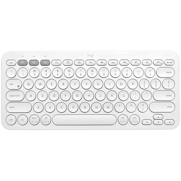 LOGITECH K380S Bluetooth Keyboard - TONAL WHITE - US INT'L - 0