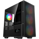 DeepCool CH560 Digital, Mid Tower, Mini-ITX/Micro-ATX/ATX/E-ATX, 1xUSB3.0, 1xType-C, 1xAudio, 3x140mm + 1x120mm Pre-Installed ARGB Fans, Tempered Glass, Mesh Panels, Dual-Status Digital Display, GPU Support Arm, Black, R-CH560-BKAPE4D-G-1