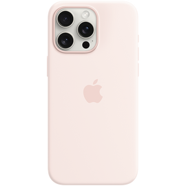 Etui silikonowe z MagSafe do iPhonea 15 Pro Max - jasnoróżowe