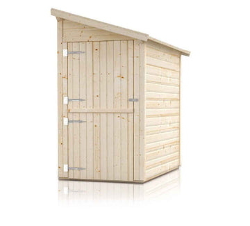 Abri de jardin CLONER en bois épicéa 150x120 cm H. 224 cm