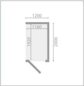 Abri de jardin CLONER en bois épicéa 200x120 cm H. 224 cm