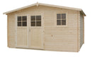 Maison de jardin NARCISSE en bois épicéa 440x340 cm H. 234 cm-1