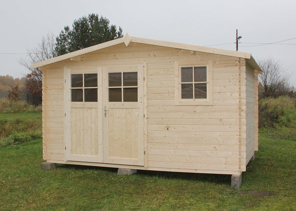 Maison de jardin NARCISSE en bois épicéa 440x340 cm H. 234 cm