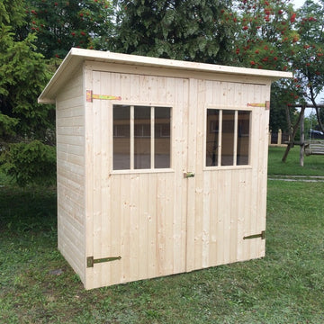 Maison de jardin PYRETHRE en bois épicéa 216x266 cm H. 235 cm - 0