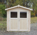 Maison de jardin PYRETHRE en bois épicéa 216x266 cm H. 235 cm-8
