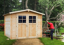 Maison de jardin PYRETHRE en bois épicéa 216x266 cm H. 235 cm-5