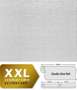 Papier peint non-tissé EDEM 80350BR60 blanc à peindre texturé décorative 1 rouleau 26,50 m2
