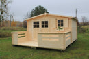 Maison de jardin NARCISSE en bois épicéa 440x340 cm H. 234 cm-5