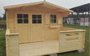Maison de jardin CLEMATITE en bois épicéa 390x416 cm H. 243 cm-2