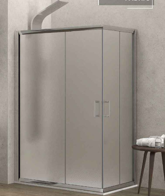 Parois de douche opaques NEW FLORA 100 H. 180 cm