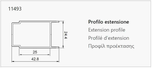 Parois de douche ¼ de cercle ELYSIUM 200 H. 200 cm