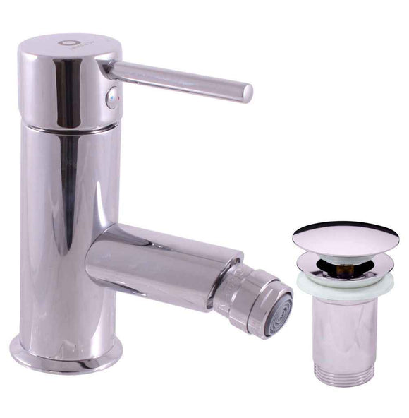 Mitigeur bidet SEINA avec bonde laiton chromé
