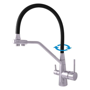 Mitigeur évier SEINA avec séparateur d'eau potable et d'usage H.44 cm