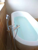 Mitigeur baignoire sur pied SEINA en laiton chromé H. 93,2 cm