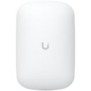UBIQUITI U6 Extender; WiFi 6; 6 spatial streams; 115 m² (1,250 ft²) coverage; 300+ connected devices; Powered with standard AC wall outlet; Wireless uplink to UniFi WiFi.