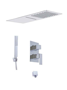 Colonne de douche avec cascade à encastrer avec cascade LOIRA