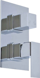 Colonne de douche avec cascade à encastrer avec cascade LOIRA