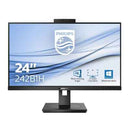 MONITOR PHILIPS 23.8", WLED IPS, FHD 75Hz 4ms HDMI DisplayPort USB Webcam Pivot "242B1H/00" (timbru verde 7 lei)