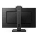 MONITOR PHILIPS 23.8", WLED IPS, FHD 75Hz 4ms HDMI DisplayPort USB Webcam Pivot "242B1H/00" (timbru verde 7 lei)