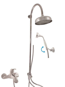 Colonne de douche LABE avec douchette H.102 cm