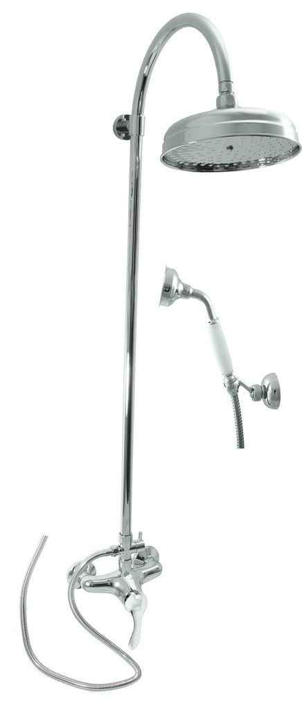 Colonne de douche LABE avec douchette en laiton chromé H.111cm