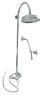 Colonne de douche LABE avec douchette en laiton chromé H.111cm