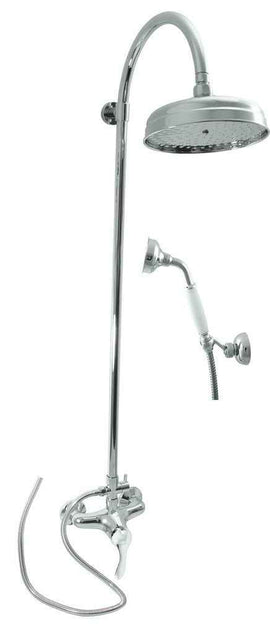 Colonne de douche LABE avec douchette en laiton chromé H.111cm