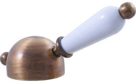 Mitigeur bidet LABE à poser en laiton bronze avec poignée en céramique