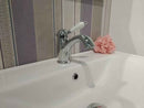 Mitigeur lavabo LABE laiton chromé avec poignée en céramique-3