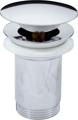 Bonde Pop-up pour lavabo et évier en laiton chromé 6,5 cm