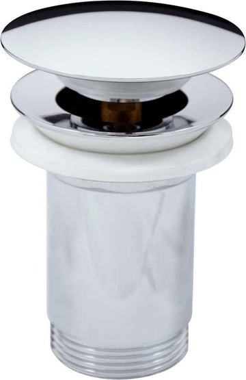 Bonde Pop-up pour lavabo et évier en laiton chromé 6,5 cm