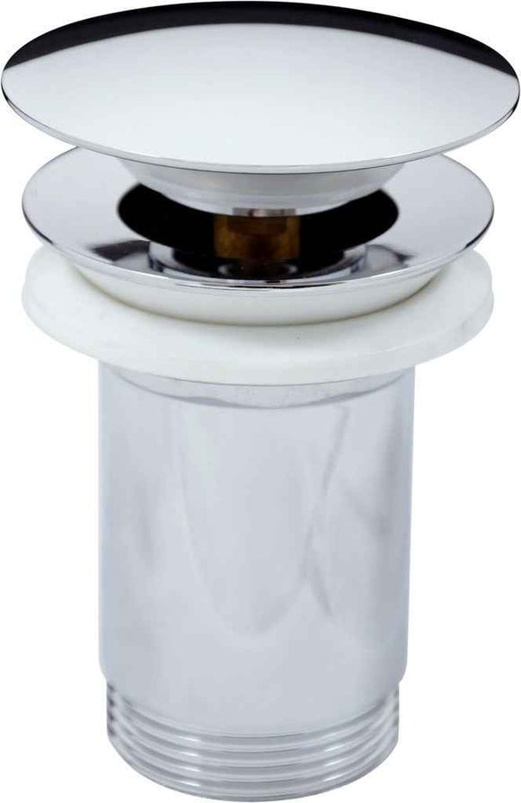 Bonde Pop-up pour lavabo et évier en laiton chromé 6,5 cm
