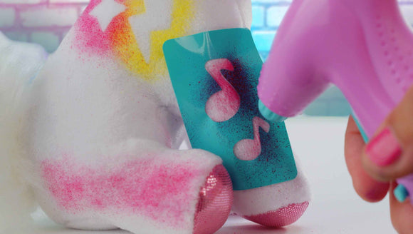 AIRBRUSH PLUSH plush with airbrush Puppy, 26 cm