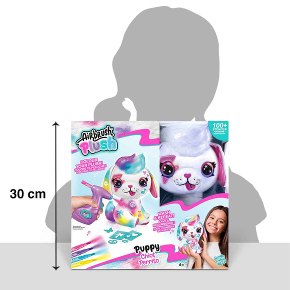 AIRBRUSH PLUSH plush with airbrush Puppy, 26 cm
