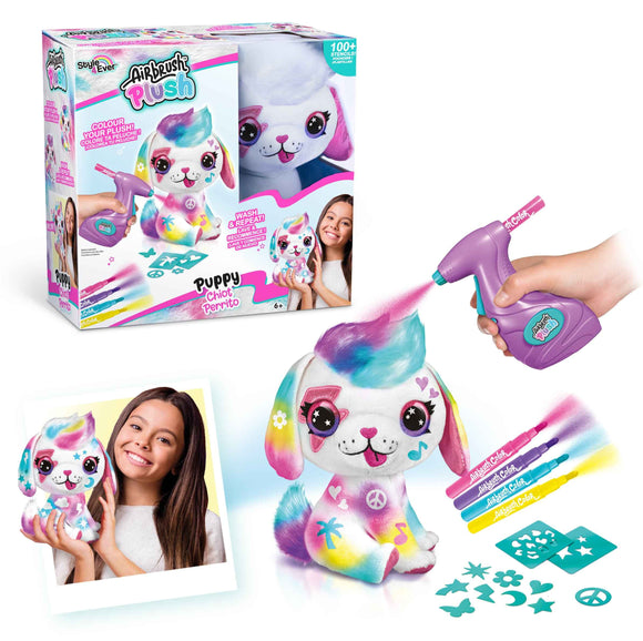 AIRBRUSH PLUSH plush with airbrush Puppy, 26 cm