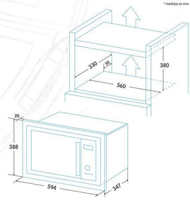Edesa EMW-2010-IG XWH