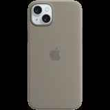 Coque Apple en silicone avec coque arrière Magsafe pour iPhone 15 Plus