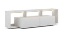 Meuble TV EVEREST coloris chêne 140x35x50 cm