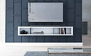 Meuble TV EVEREST coloris chêne 140x35x50 cm