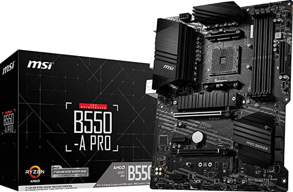 MSI B550-A PRO motherboard AMD B550 Socket AM4 ATX