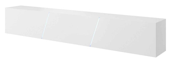 Meuble TV à suspendre SLANT 240 avec LED RGB 240x40x35 cm
