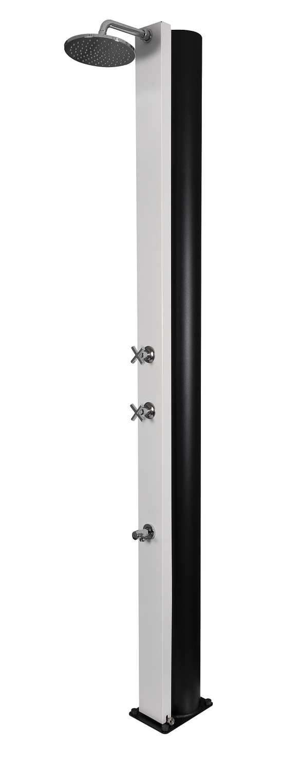 Douche de piscine solaire CROSS 40L avec rince pieds