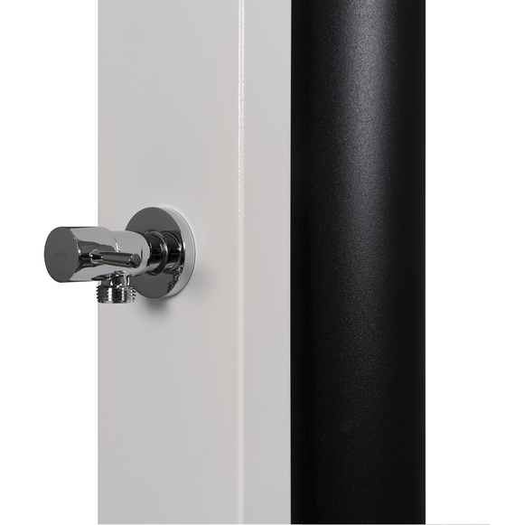 Douche de piscine solaire CROSS 40L avec rince pieds