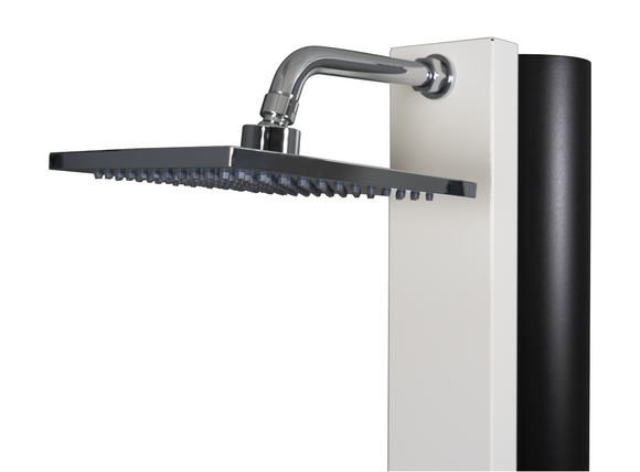 Douche de piscine solaire SQUARE, douche extérieure 40L