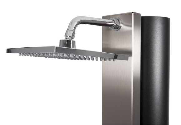 Douche de piscine solaire SQUARE, douche extérieure 40L